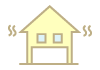 1階に壁が少ない建物