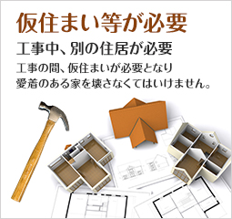 仮住まい等が必要