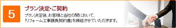 プラン決定・ご契約